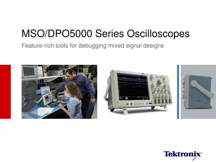 mso dpo5000 series oscilloscopes