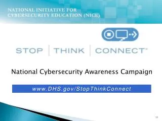 National Cybersecurity Awareness Campaign