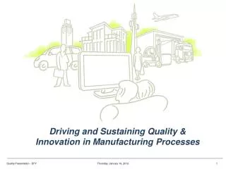 Driving and Sustaining Quality &amp; Innovation in Manufacturing Processes