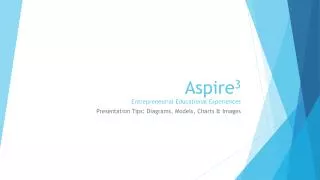 Aspire 3 Entrepreneurial Educational Experiences