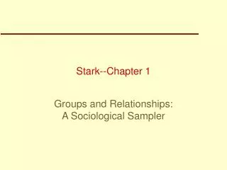 Stark--Chapter 1