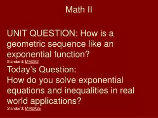 math ii
