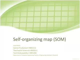 Self-organizing map (SOM)