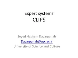 Seyed Hashem Davarpanah Davarpanah@usc.ac.ir University of Science and Culture
