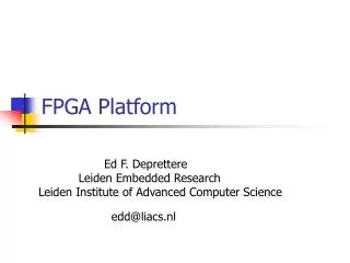 FPGA Platform