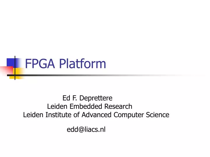 fpga platform