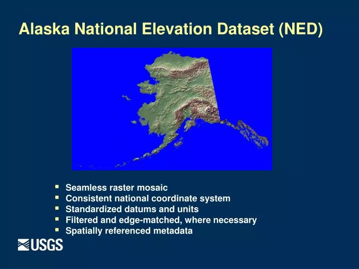 alaska national elevation dataset ned