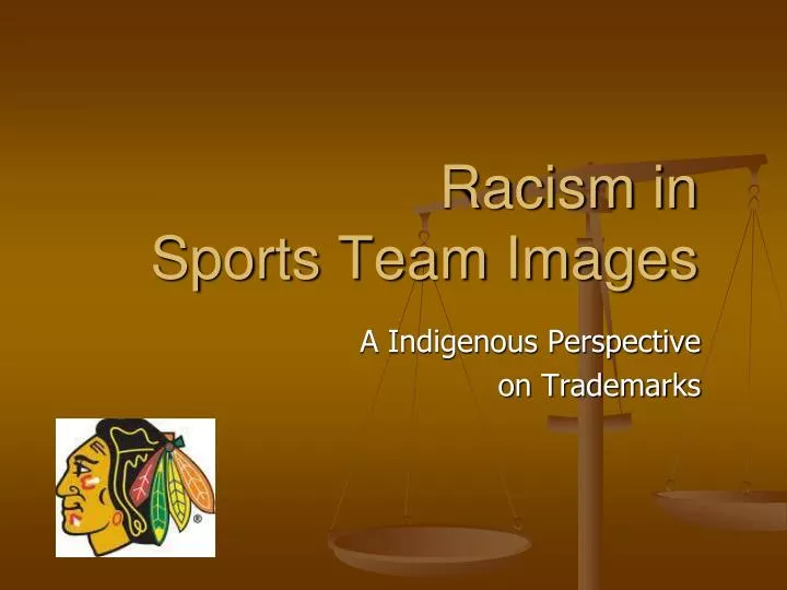 racism in sports team images
