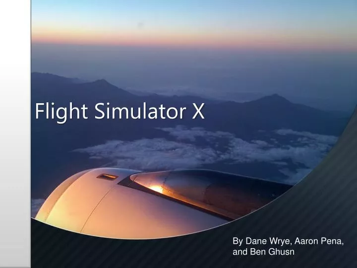 flight simulator x