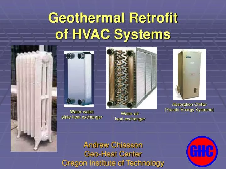 geothermal retrofit of hvac systems