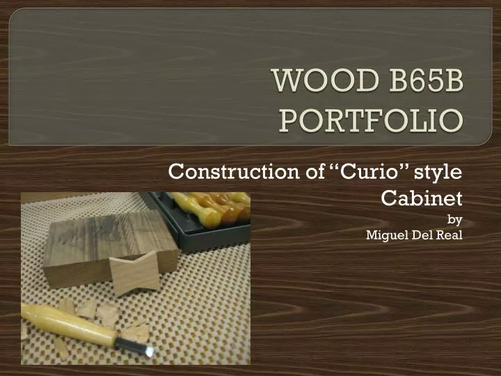 wood b65b portfolio