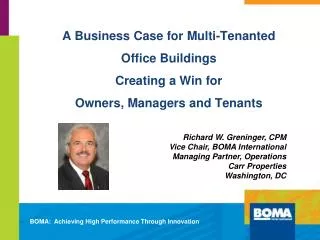 BOMA: Achieving High Performance Through Innovation