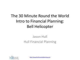 The 30 Minute Round the World Intro to Financial Planning: Bell Helicopter