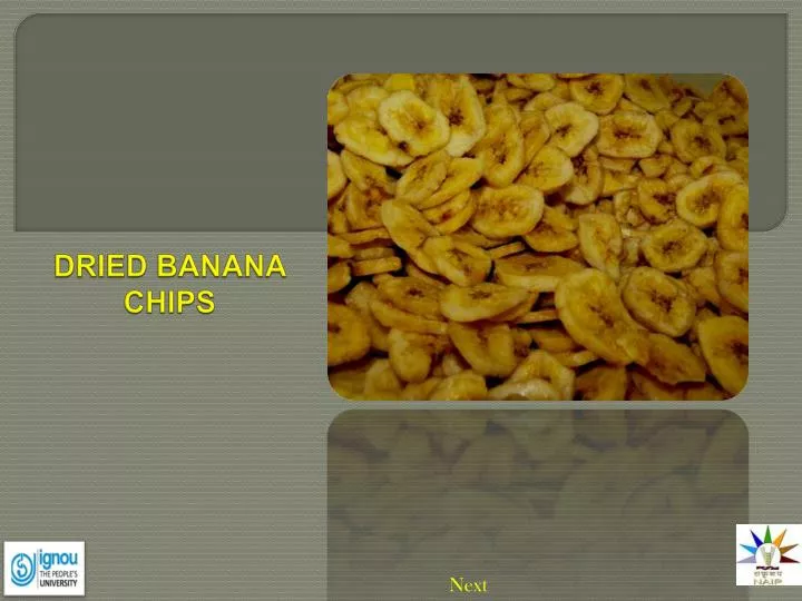 dried banana chips