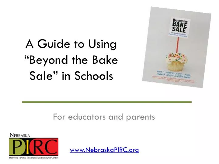a guide to using beyond the bake sale in schools