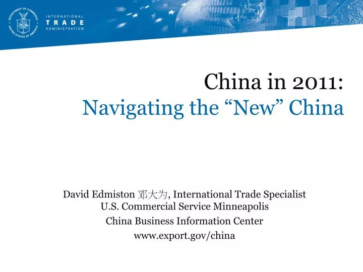 china in 2011 navigating the new china