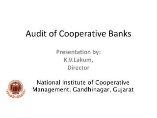Audit of Cooperative Banks