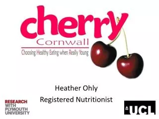 Heather Ohly Registered Nutritionist
