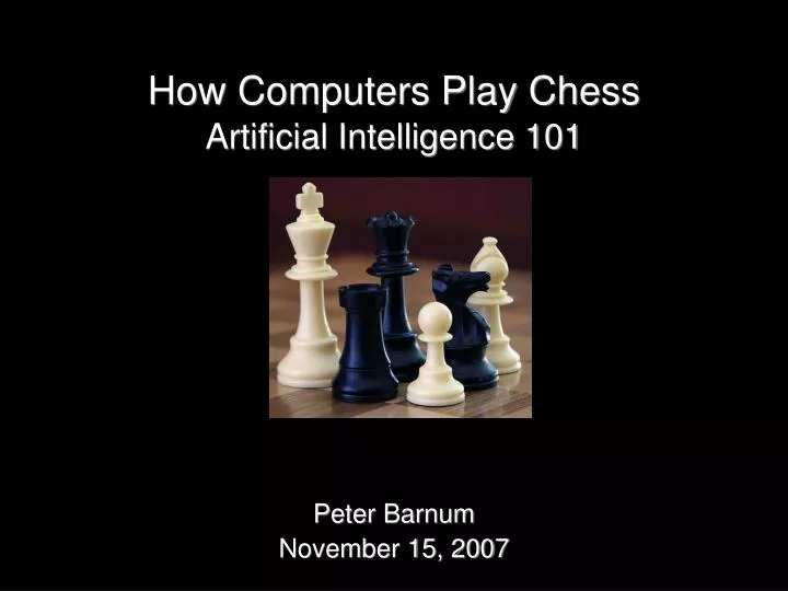 how computers play chess