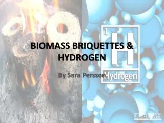 BIOMASS BRIQUETTES &amp; HYDROGEN