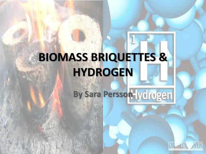biomass briquettes hydrogen