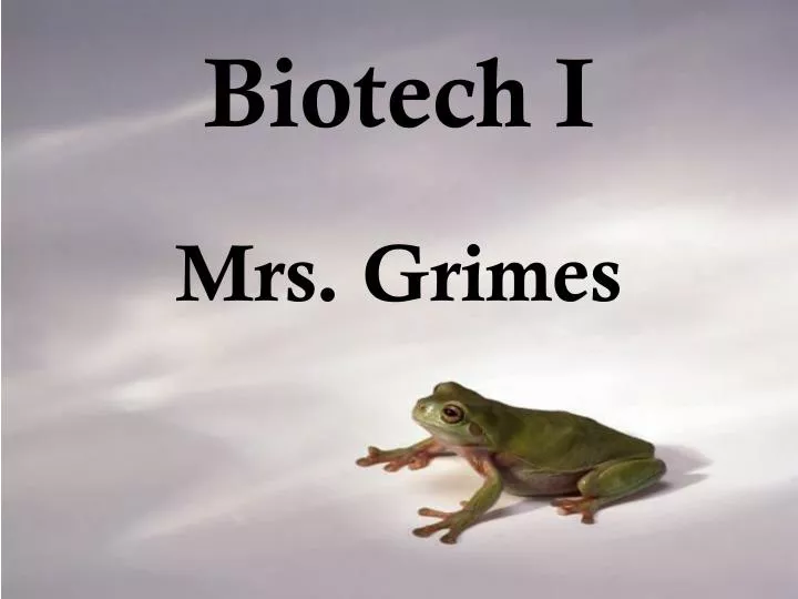 biotech i