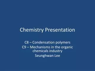 Chemistry Presentation