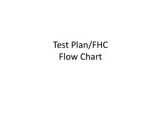 Test Plan/FHC Flow Chart