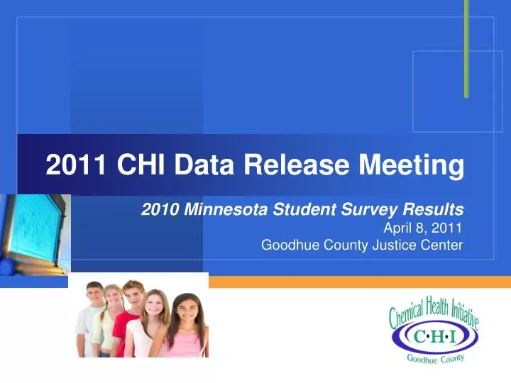 2011 chi data release meeting
