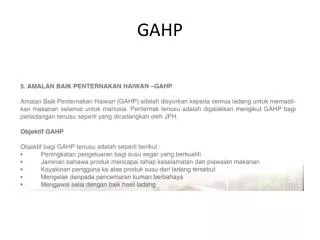 GAHP