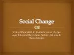 Social Change - slide 1