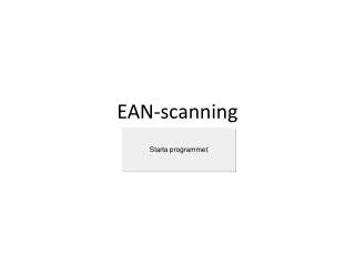 ean scanning