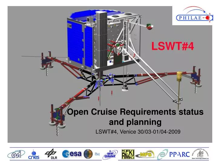 open cruise requirements status and planning