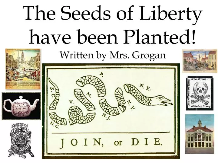 the seeds of liberty have been planted written by mrs grogan