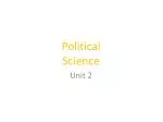 Political Science - slide 1