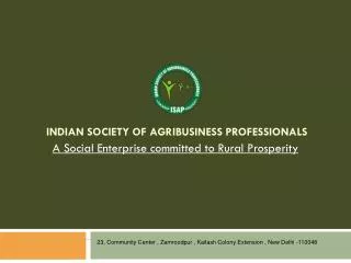 Indian Society of Agribusiness Professionals