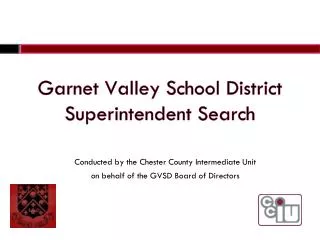 Garnet Valley School District Superintendent Search