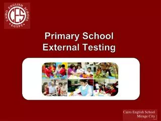 Primary School External Testing