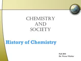 Chemistry and Society