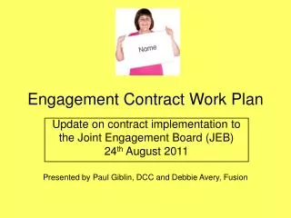 Engagement Contract Work Plan