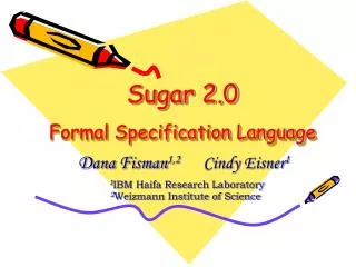 Sugar 2.0 Formal Specification Language