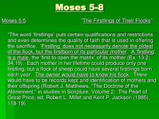 Moses 5-8