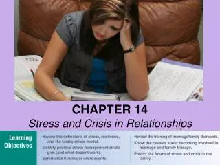 CHAPTER 14 Stress and Crisis in Relationships