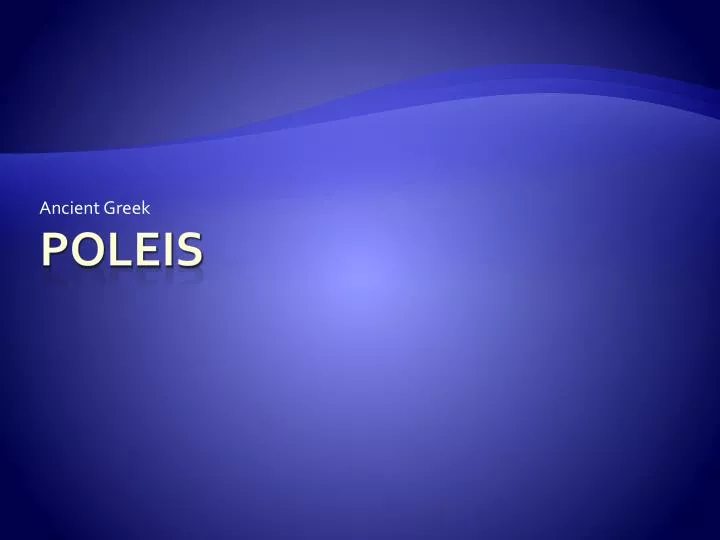 ancient greek