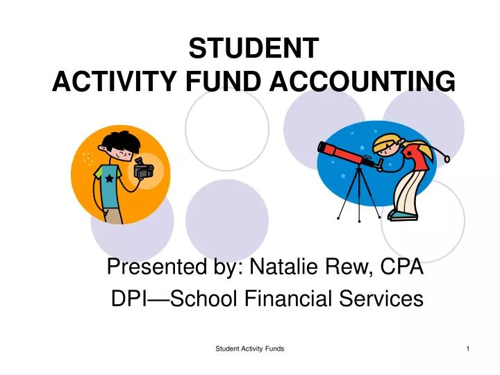 student activity fund accounting