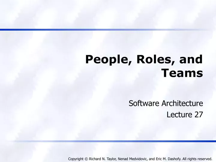 people roles and teams
