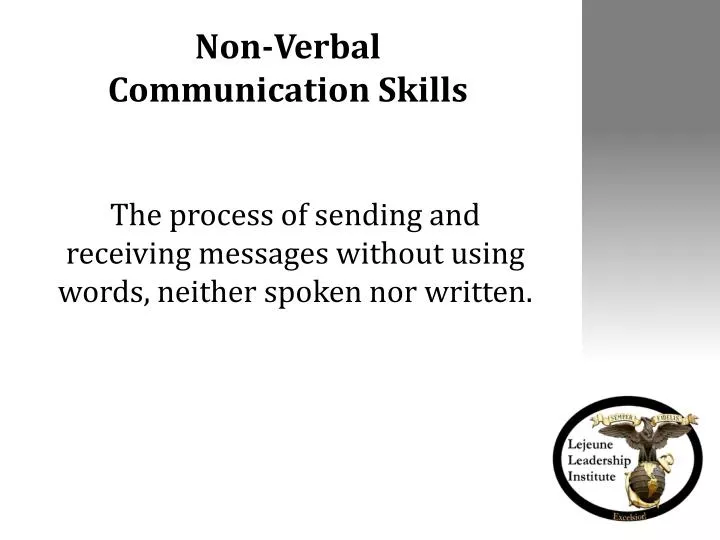 non verbal communication skills