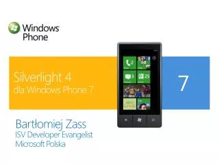 Silverlight 4 dla Windows Phone 7