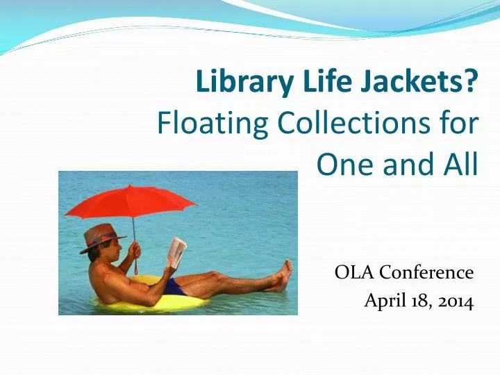 library life jackets floating collections for one and all