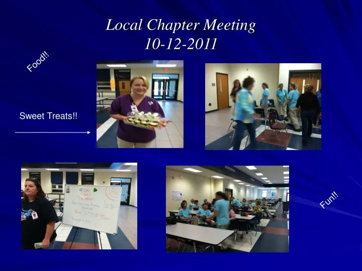 local chapter meeting 10 12 2011